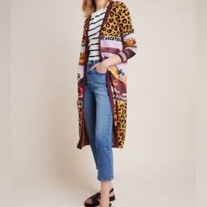 Anthropologie Scotch & Soda Avie Longline Cardigan NWT SMALL N9